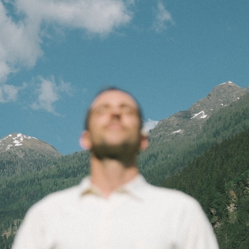 man on mountain