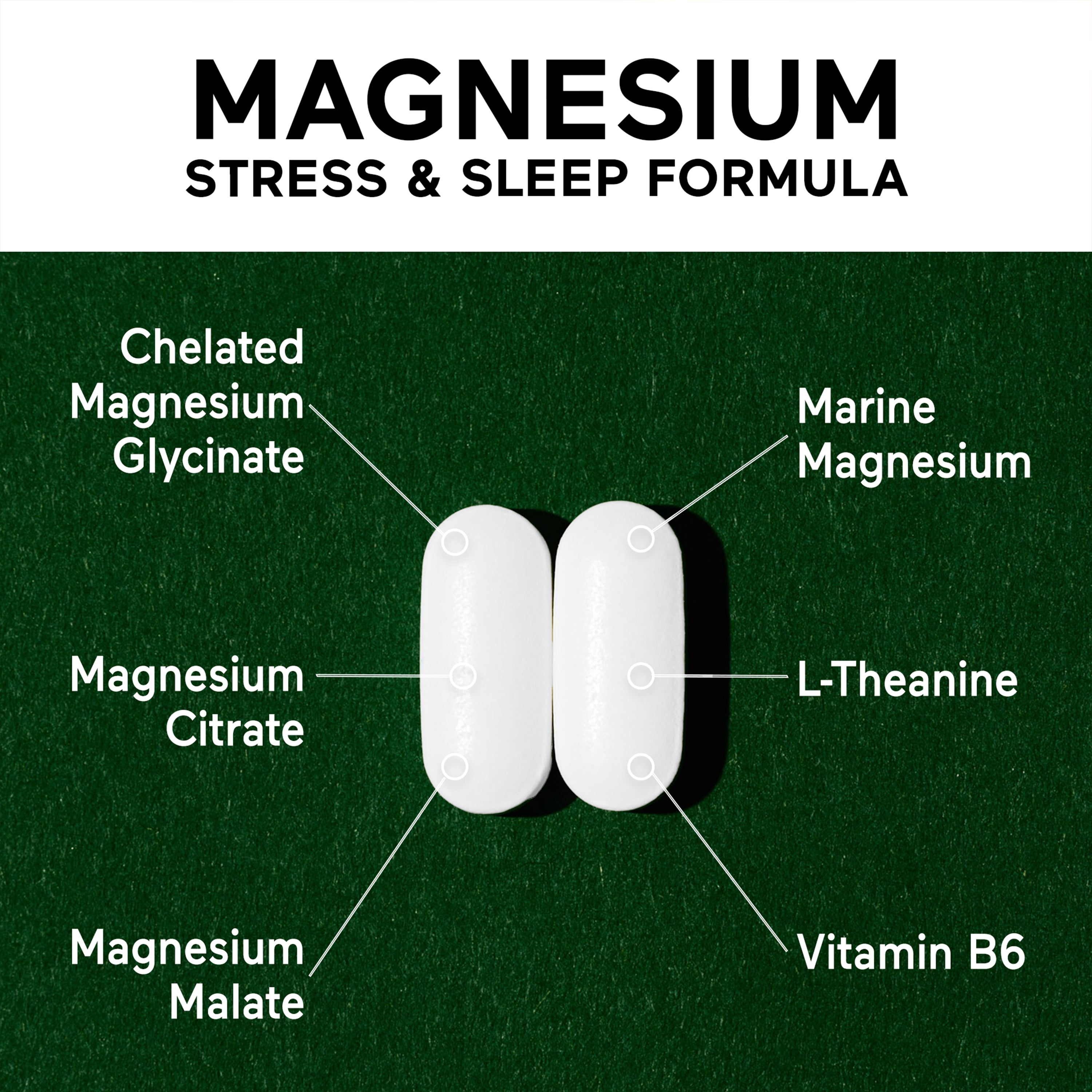 Smarter Magnesium Stress & Sleep Formula - Tablets