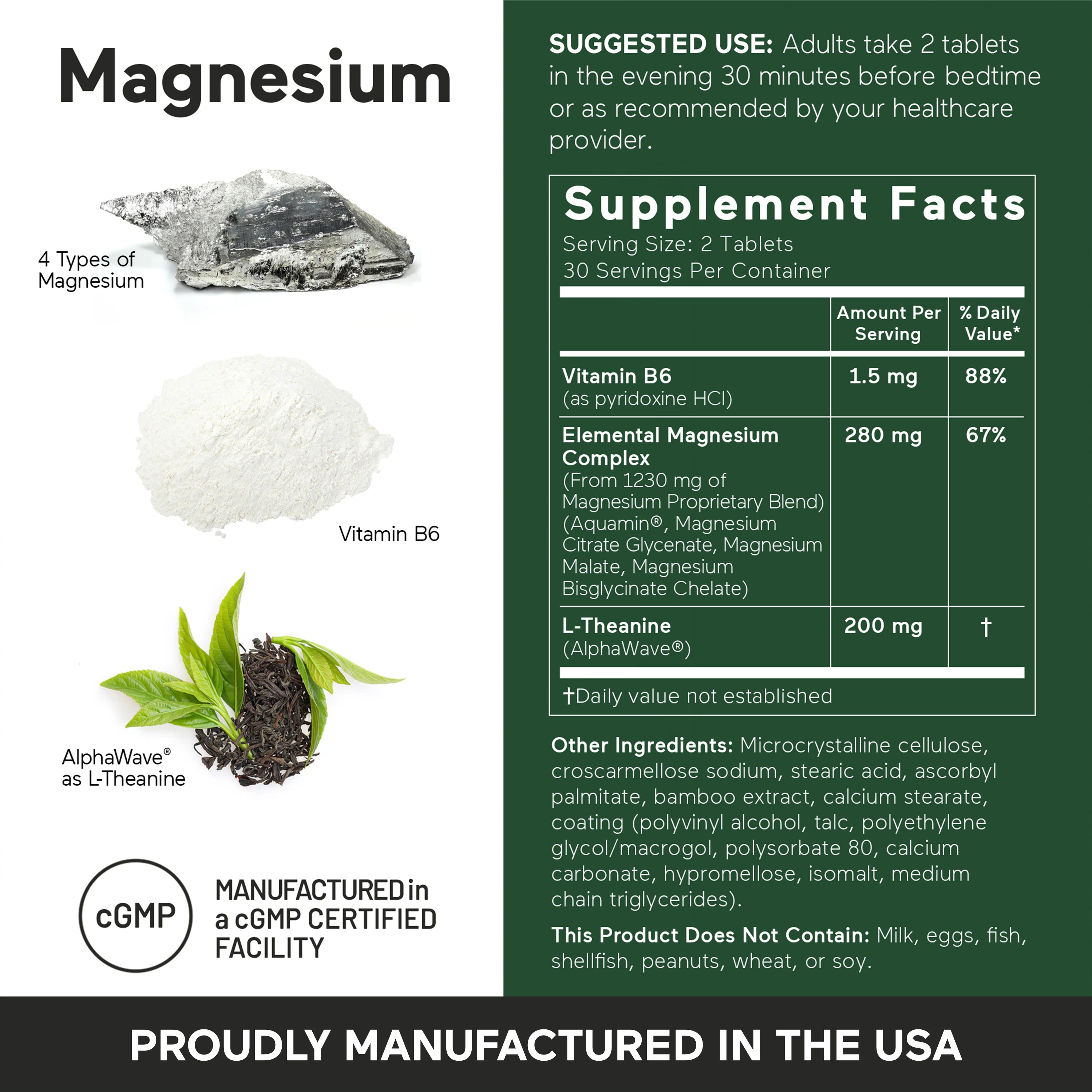 Smarter Magnesium Stress & Sleep Formula - Tablets