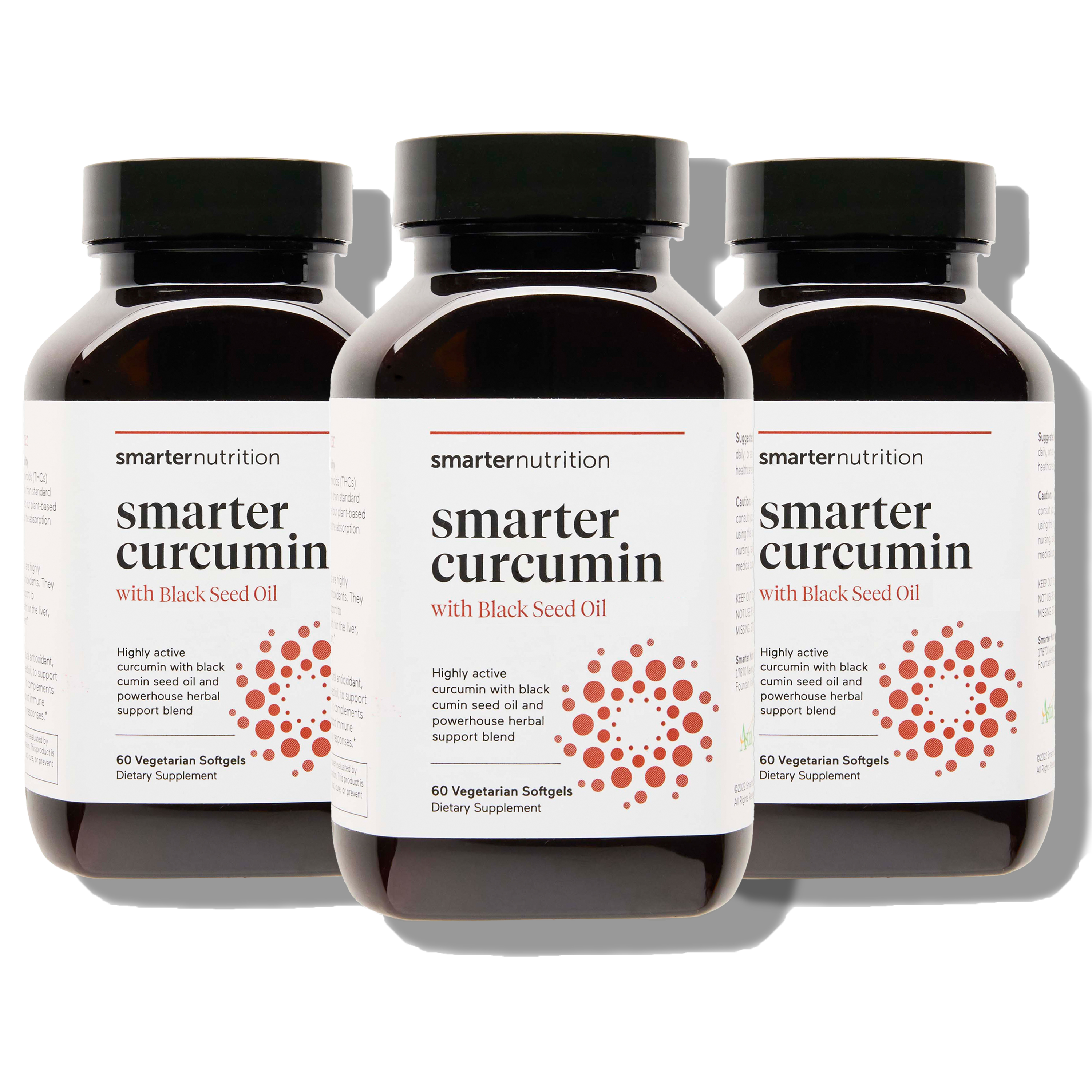 Smarter Nutrition Smarter Curcumin Softgels - 3 bottles