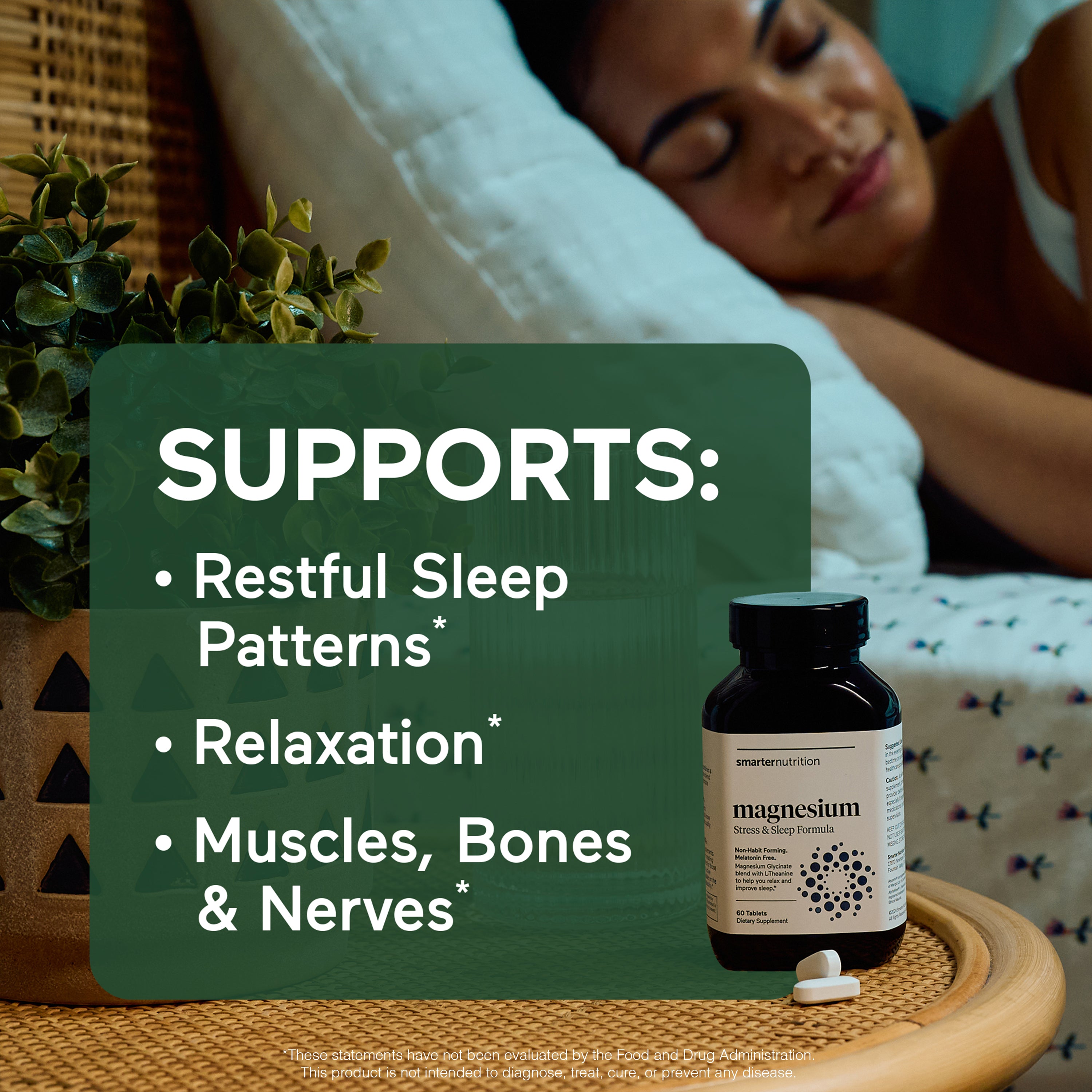 Smarter Magnesium Stress & Sleep Formula - Tablets