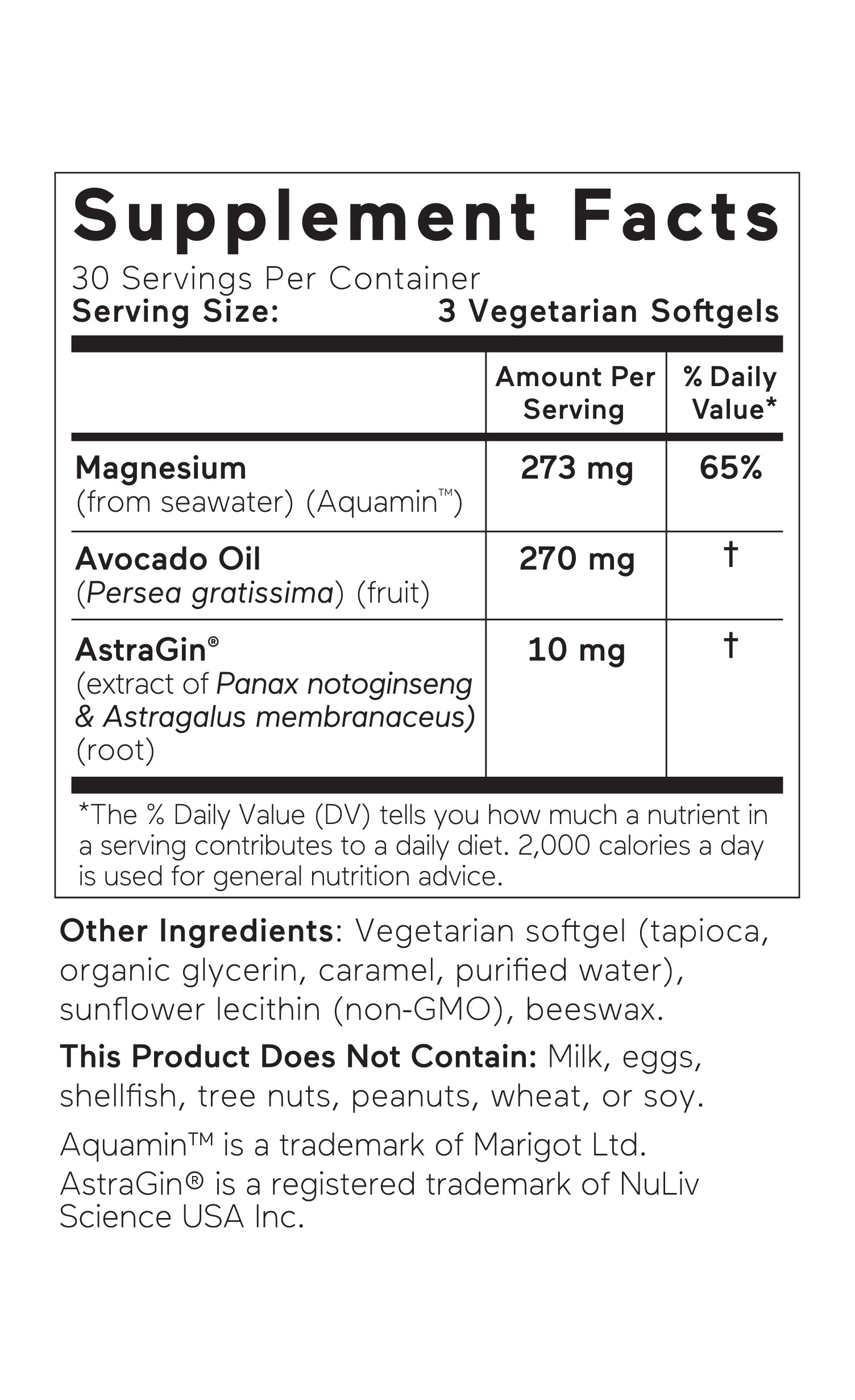 Smarter Magnesium Softgels